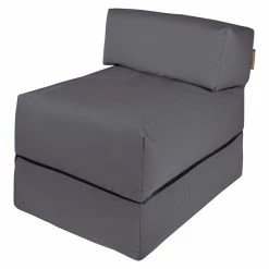 BAUHAUS Outbag Outdoor-Sitzsack Switch Plus L X B: 160 X 60 Cm, Anthrazit, 100 % Polyester