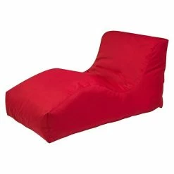 BAUHAUS Outbag Outdoor-Sitzsack Wave Plus Red, L X B: 125 X 70 Cm, 100 % Polyester