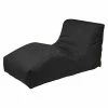 BAUHAUS Outbag Outdoor-Sitzsack Wave Plus Black, L X B: 125 X 70 Cm, 100 % Polyester