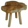 BAUHAUS Teak-Hocker Durchmesser: 35 Cm - 40 Cm