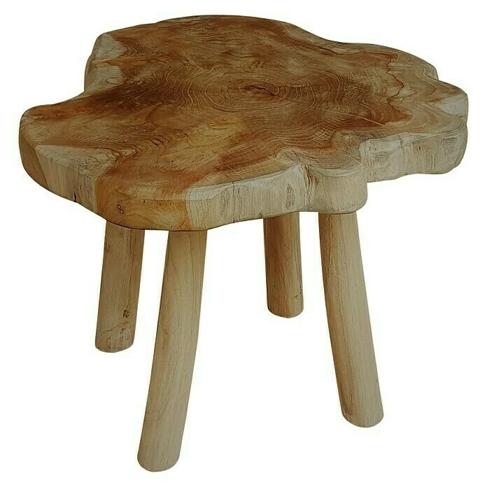BAUHAUS Teak-Hocker Durchmesser: 35 Cm - 40 Cm 1 BAUHAUS Teak-Hocker Durchmesser: 35 Cm - 40 Cm