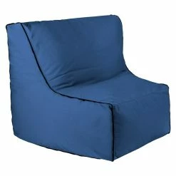 BAUHAUS Outbag Outdoor-Sitzsack Piece Zipper Seablue, L X B: 115 X 62 Cm, 100 % Polyester