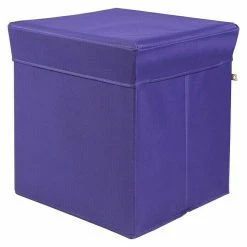 BAUHAUS Phönix Sitz- & Aufbewahrungsbox Stor It L X B X H: 41 X 41 X 44 Cm, Polyester, Violett