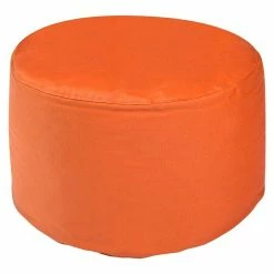 BAUHAUS Outbag Outdoor-Sitzhocker Rund Rock Plus Orange, Ø X H: 60 X 35 Cm, 100 % Polyester