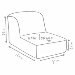 BAUHAUS Outbag Outdoor-Sitzsack New Lounge Plus Lime, L X B: 120 X 90 Cm, 100 % Polyester -Cheap Regale Store 12 4041