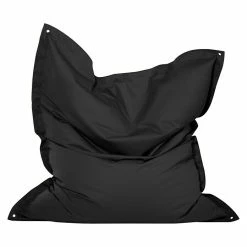 BAUHAUS Outbag Outdoor-Sitzsack Meadow Plus L X B: 160 X 130 Cm, Black, 100 % Polyester