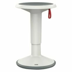 BAUHAUS Sitzhocker Höhenverstellung: 45 Cm - 63 Cm, Weiß, Belastbarkeit: 110 Kg