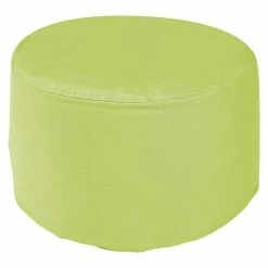 BAUHAUS Outbag Outdoor-Sitzhocker Rund Rock Plus Lime, Ø X H: 60 X 35 Cm, 100 % Polyester