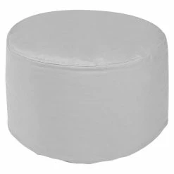 BAUHAUS Outbag Outdoor-Sitzhocker Rund Rock Plus Cool Grey, Ø X H: 60 X 35 Cm, 100 % Polyester