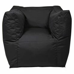 BAUHAUS Outbag Outdoor-Sitzsack Valley Plus Black, L X B X H: 60 X 90 X 65 Cm, 100 % Polyester