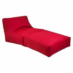 BAUHAUS Outbag Outdoor-Sitzsack Peak Plus Red, L X B: 180 X 90 Cm, 100 % Polyester