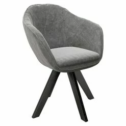 BAUHAUS Phönix Playboy Stuhl Amanda L X B X H: 57 X 61 X 80 Cm, Grau