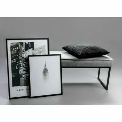 BAUHAUS Sitzbank Samt Grau, 120 X 45 X 45 Cm -Cheap Regale Store 12 4126