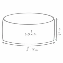 BAUHAUS Outbag Outdoor-Sitzhocker Rund Cake Plus Orange, Ø X H: 115 X 40 Cm, 100 % Polyester 5 BAUHAUS Outbag Outdoor-Sitzhocker Rund Cake Plus Orange, Ø X H: 115 X 40 Cm, 100 % Polyester -Cheap Regale Store 12 4171