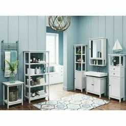 BAUHAUS Phönix Country Regal B X H: 40 X 168,8 Cm, Weiß -Cheap Regale Store 12 42