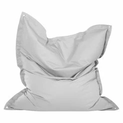 BAUHAUS Outbag Outdoor-Sitzsack Meadow Plus L X B: 160 X 130 Cm, Cool Grey, 100 % Polyester