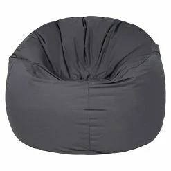 BAUHAUS Outbag Outdoor-Sitzsack Donut Plus Anthrazit, Ø X H: 90 X 45 Cm, 100 % Polyester