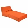BAUHAUS Outbag Outdoor-Sitzsack Peak Plus Orange, L X B: 180 X 90 Cm, 100 % Polyester