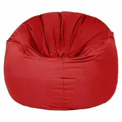 BAUHAUS Outbag Outdoor-Sitzsack Donut Plus Red, Ø X H: 90 X 45 Cm, 100 % Polyester