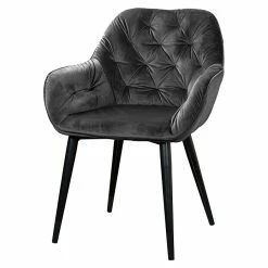 BAUHAUS Phönix Stuhl Chessy L X B X H: 60 X 62 X 82 Cm, Anthrazit