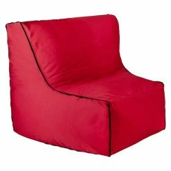 BAUHAUS Outbag Outdoor-Sitzsack Piece Zipper Red, L X B: 115 X 62 Cm, 100 % Polyester