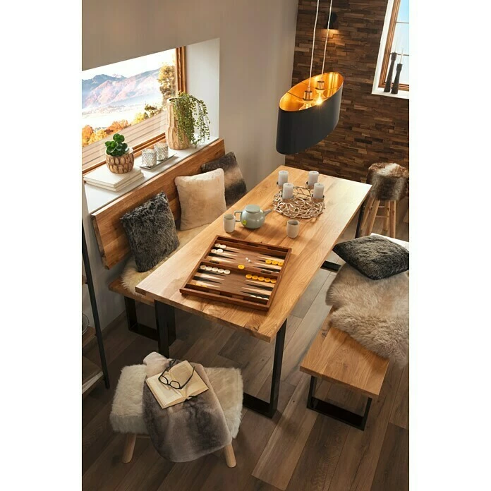 BAUHAUS Bank Kunstfell 60 X 30 X 42 Cm, Weiß 3 BAUHAUS Bank Kunstfell 60 X 30 X 42 Cm, Weiß – Bild 3