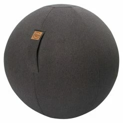 BAUHAUS Sitting Ball Gymnastikball Felt Anthrazit, Durchmesser: 65 Cm, Material Bezug: 100 % Polyester