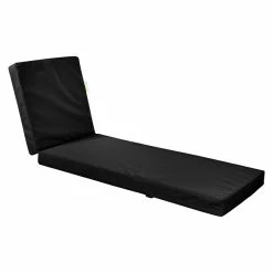 BAUHAUS Outbag Liegenauflage Flat Plus Black, 100 % Polyester, Länge: 185 Cm