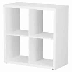 BAUHAUS Regal L X B X H: 39,2 X 76,5 X 76,2 Cm, Weiß