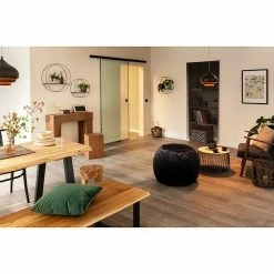 BAUHAUS Sitting Point Sitzhocker Plump Veluto Anthrazit, Ø X H: 45 X 50 Cm, 100 % Polyester -Cheap Regale Store 12 4374