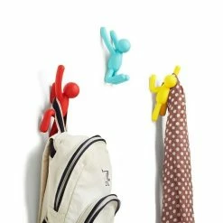 BAUHAUS Kleiderhaken Buddy 7,5 X 16,8 Cm, Rot/Blau/Gelb, Traglast: 2,2 Kg/Haken -Cheap Regale Store 12 4378