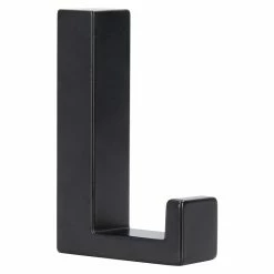 BAUHAUS Siro Garderobenhaken L X B X H: 15 X 61 X 40 Mm, Anzahl Haken: 1 Stk., Schwarz