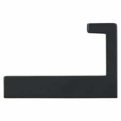 BAUHAUS Siro Garderobenhaken L X B X H: 15 X 61 X 40 Mm, Anzahl Haken: 1 Stk., Schwarz -Cheap Regale Store 12 4413