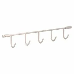 BAUHAUS Siro Garderobenleiste L X B X H: 360 X 56 X 36 Mm, Anzahl Haken: 5 Stk. -Cheap Regale Store 12 4427