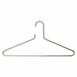 BAUHAUS Spinder Design Kleiderbügel Senza 6 Silber, Edelstahl