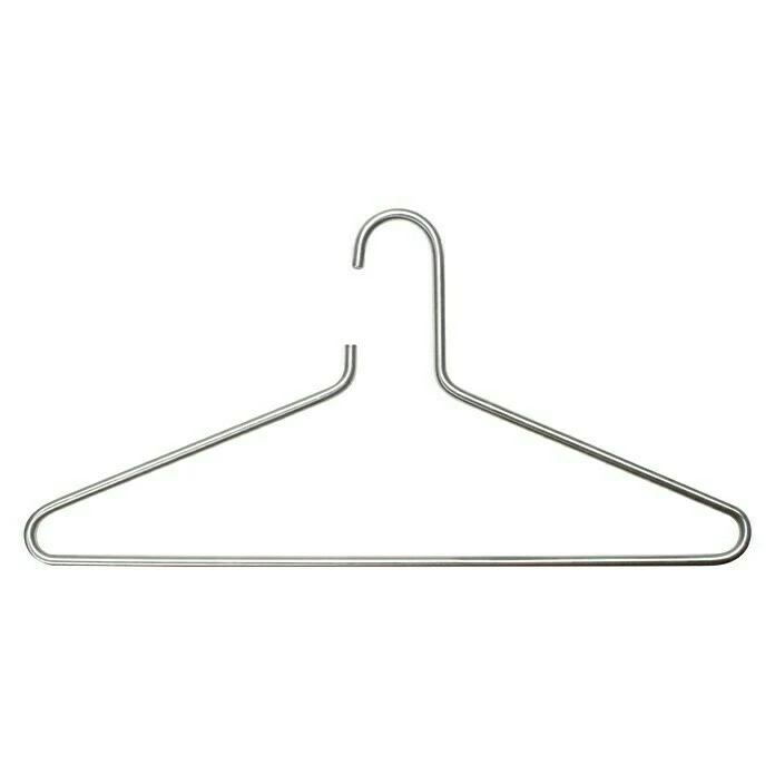 BAUHAUS Spinder Design Kleiderbügel Senza 6 Silber, Edelstahl 1 BAUHAUS Spinder Design Kleiderbügel Senza 6 Silber, Edelstahl