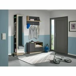 BAUHAUS CS Schmal Garderobenpaneel My Ell L X B X H: 22 X 86 X 50 Cm, Weiß -Cheap Regale Store 12 4456