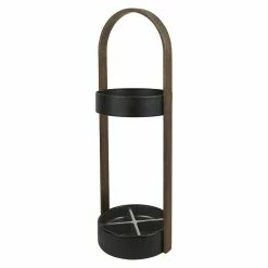 BAUHAUS Umbra Schirmständer Hub Ø X H: 22,2 X 68,6 Cm, Walnuss