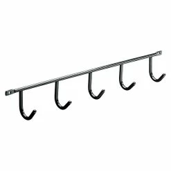 BAUHAUS Hettich Hakenleiste 35 X 52 Mm, Anzahl Haken: 5 Stk.