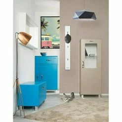 BAUHAUS Phönix Miami Garderobenpaneel L X B X H: 2,2 X 80 X 14 Cm, Hellblau -Cheap Regale Store 12 4501