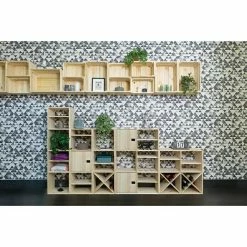 BAUHAUS Astigarraga Dinamic Holzregal L X B X H: 33 X 70,8 X 105,4 Cm, Holz -Cheap Regale Store 12 451