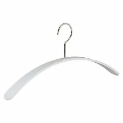 BAUHAUS Pador Kleiderbügel Curve Weiss, Acrylglas