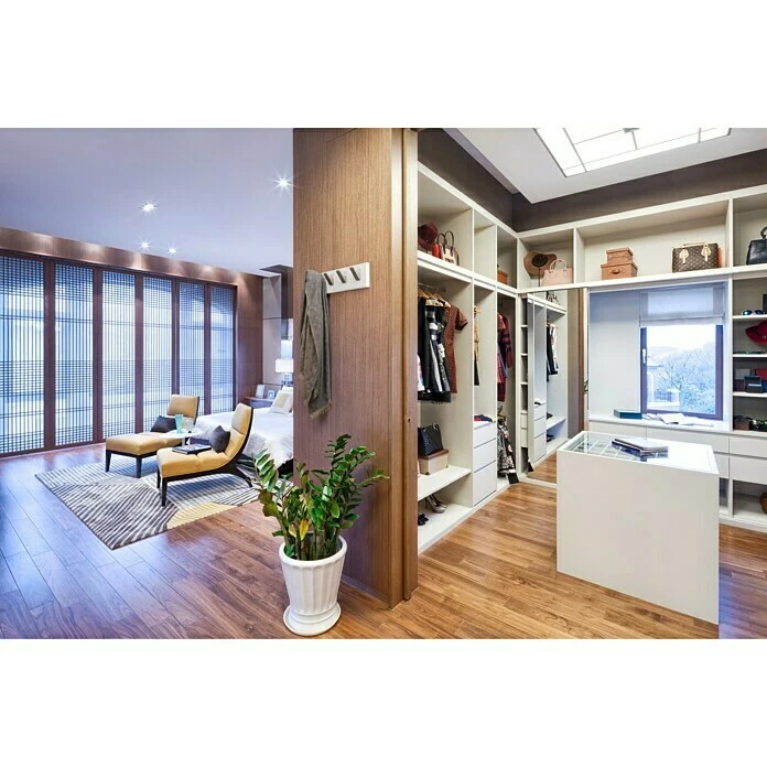 BAUHAUS Nesu Garderobenleiste L X B X H: 40 X 5,6 X 7 Cm, Anzahl Haken: 4 Stk., Weiß 2 BAUHAUS Nesu Garderobenleiste L X B X H: 40 X 5,6 X 7 Cm, Anzahl Haken: 4 Stk., Weiß – Bild 2