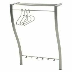 BAUHAUS Spinder Design Garderobenleiste Carve 1 Anzahl Haken: 6 Stk., L X B X H: 29 X 75 X 113 Cm