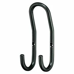 BAUHAUS Häfele Garderobenhaken Mit 2 Haken, Schwarz B X H: 60 X 150 Mm, Stahl, 1 Stk.