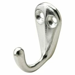 BAUHAUS Häfele Garderobenhaken Mit 2 Befestigungslöchern Höhe: 42 Mm, Aluminium