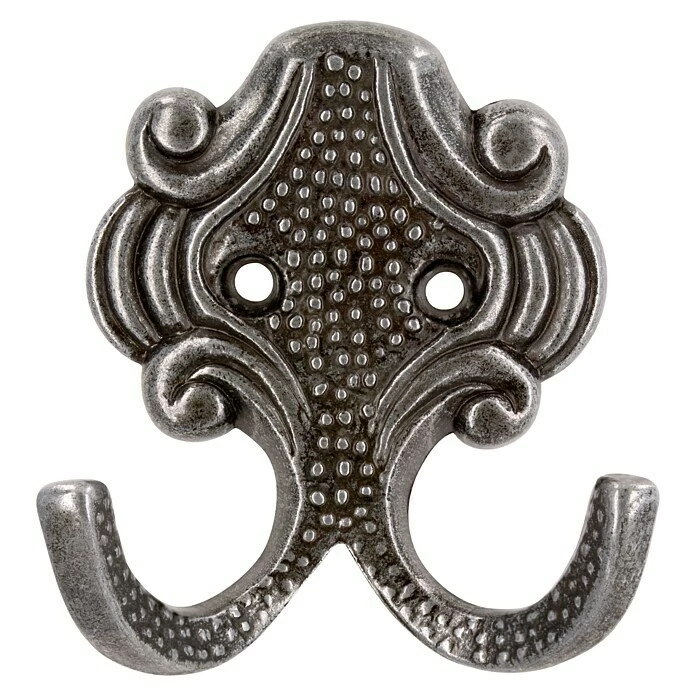 BAUHAUS Siro Garderobenhaken 431/ZN8 L X B X H: 61 X 65 X 28 Mm, Anzahl Haken: 1 Stk., Eisen - Antik 1 BAUHAUS Siro Garderobenhaken 431/ZN8 L X B X H: 61 X 65 X 28 Mm, Anzahl Haken: 1 Stk., Eisen - Antik