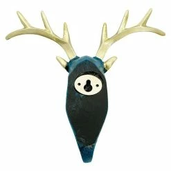 BAUHAUS Garderobenhaken Rentier L X B X H: 16 X 6,2 X 17 Cm, Blau -Cheap Regale Store 12 4662