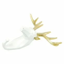 BAUHAUS Garderobenhaken Rentier L X B X H: 16 X 6,2 X 17 Cm, Weiß -Cheap Regale Store 12 4675