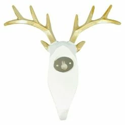 BAUHAUS Garderobenhaken Rentier L X B X H: 16 X 6,2 X 17 Cm, Weiß -Cheap Regale Store 12 4676